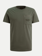 PME Legend T-Shirt mit Brusttasche 6150-Thyme bei Robert Ley