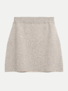 ARMEDANGELS Mini Strickrock mit Baumwoll-Mix 3686-dark honey melange bei Robert Ley