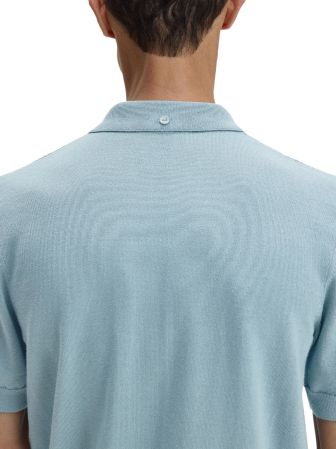 FRED PERRY Strickpolo mit Zopfmuster bei Robert Ley