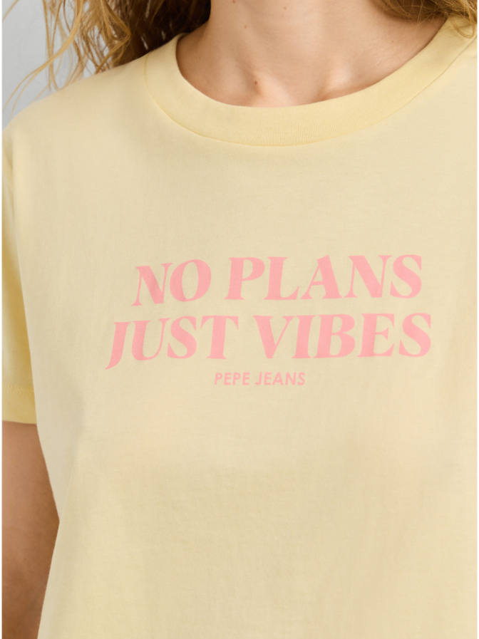 Pepe Jeans T-Shirt CLEO mit Schriftzug bei Robert Ley