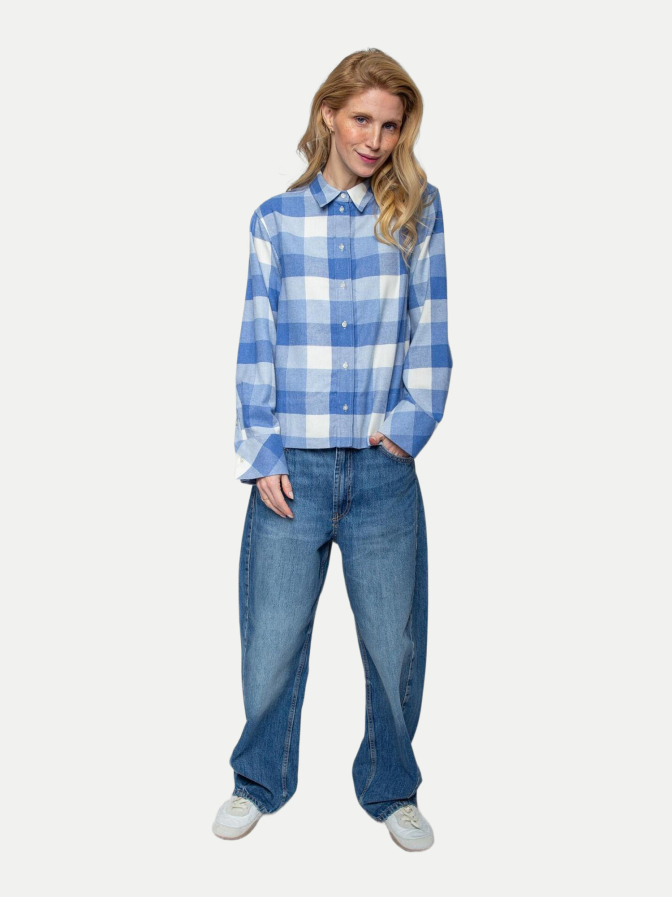 Emily Van Den Bergh Damenbluse mit breitem Saum bei Robert Ley