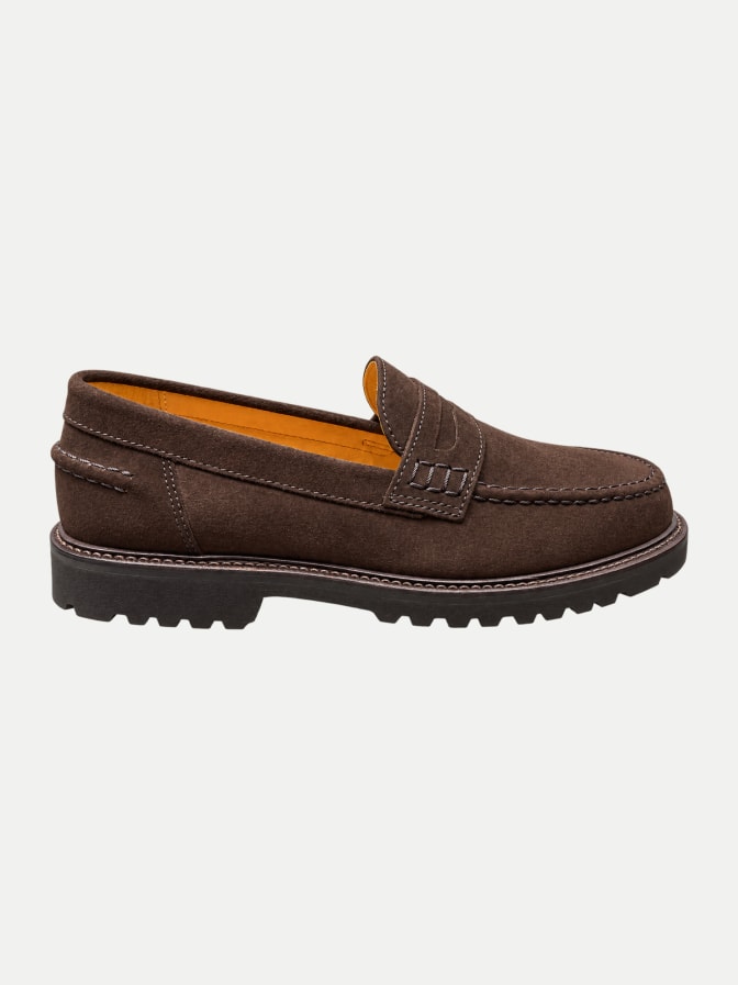 Ludwig Reiter Velours-Collegeloafer bei Robert Ley