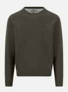Fynch-Hatton Strickpullover mit Rundhalsausschnitt 749-cypress bei Robert Ley
