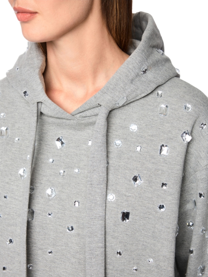 Marc Cain Hoodie mit Strasssteinen bei Robert Ley