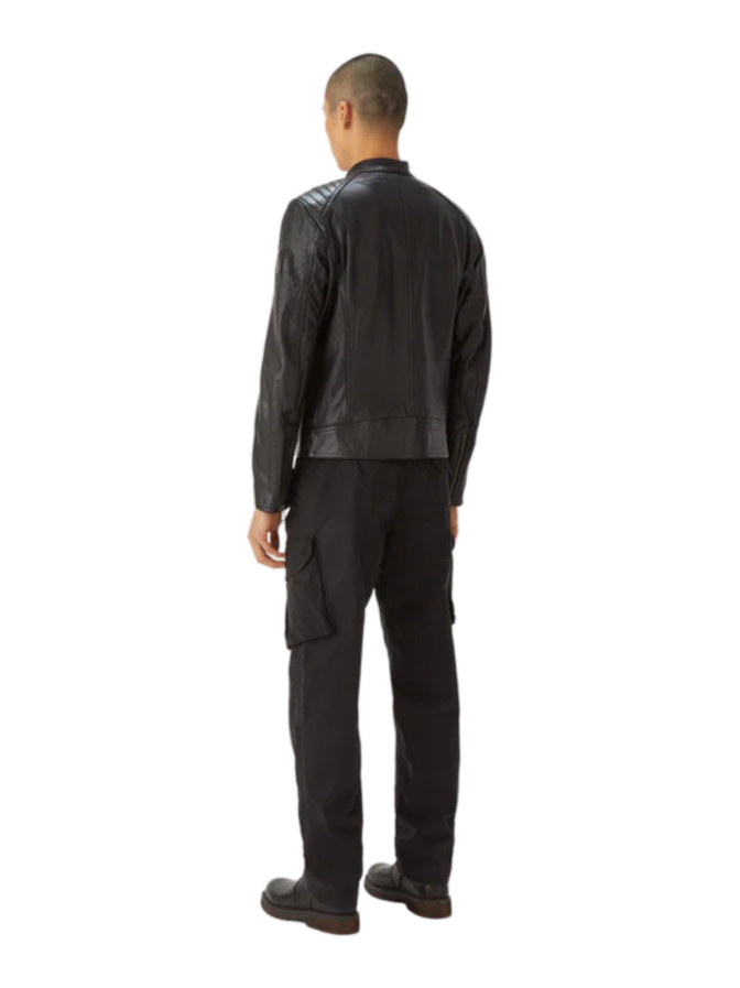 Belstaff Lederjacke Biker Optik bei Robert Ley
