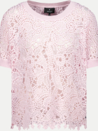 Monari Pullover mit Spitzenmuster 400-french rose bei Robert Ley