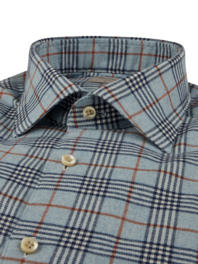 Stenströms Flanellhemd mit Chek bei Robert Ley