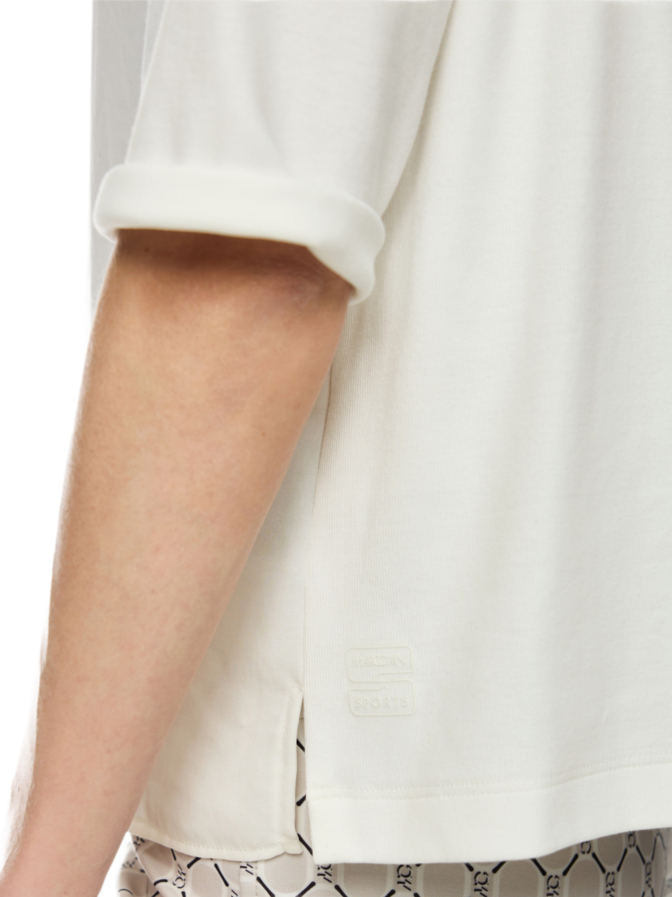 Marc Cain Troyer-Blusenshirt mit Feinripp bei Robert Ley