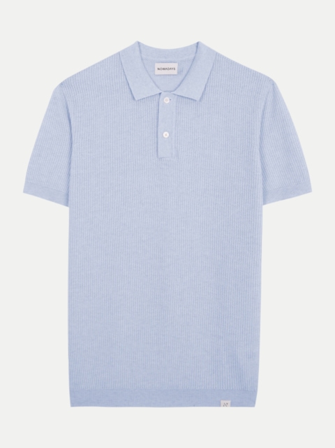 Nowadays Poloshirt in Rippstruktur bei Robert Ley