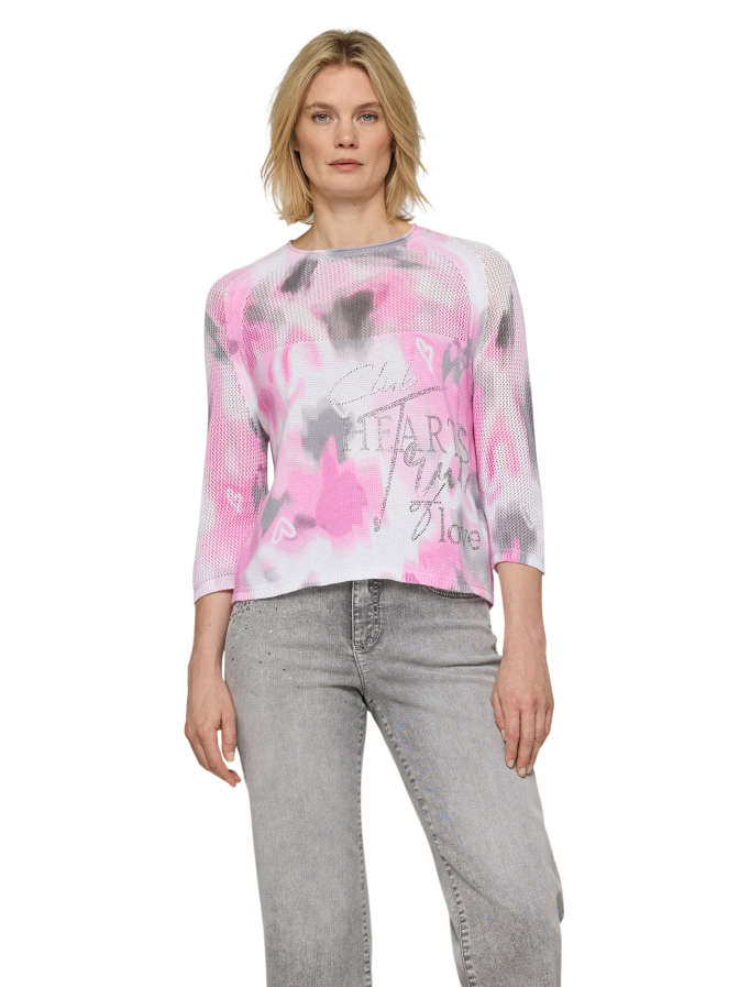 Rabe Moden Meshstrick-Pullover bei Robert Ley