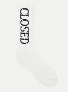 Closed Socken mit Logoprint 200-White bei Robert Ley