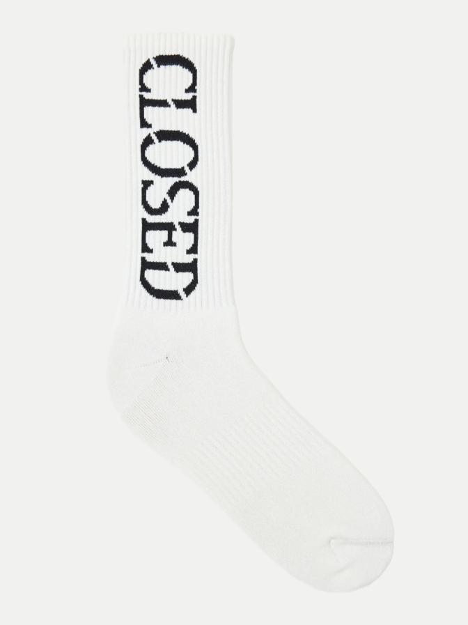 Closed Socken mit Logoprint bei Robert Ley