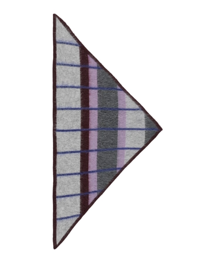 Marc O'Polo DENIM Jacquard-Dreieckstuch aus kuscheligem Schurwolle-Mohairwolle-Mix bei Robert Ley