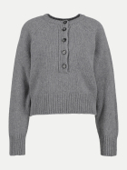 SoSue Wollpullover mit Henleykragen grey bei Robert Ley
