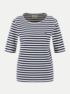 Fynch-Hatton T-Shirt mit Streifenmuster 694-GALAXY BLUE bei Robert Ley