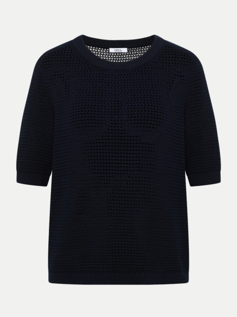 Cecil Strukturierter Kurzarm-Pullover bei Robert Ley