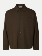 SELECTED HOMME Overshirt  mit Brusttasche 306045-Turkish Coffee bei Robert Ley