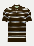 FTC Cashmere Strickpolo mit Kaschmiranteil 0894 espresso bei Robert Ley