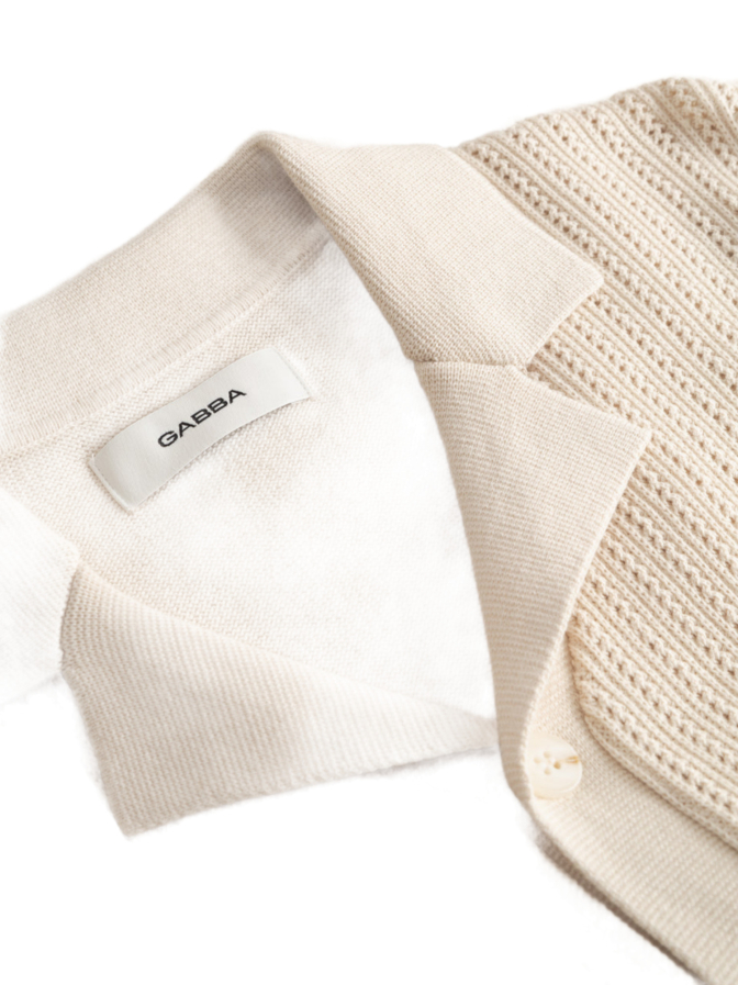 Gabba Kurzarm-Strickhemd Bride bei Robert Ley