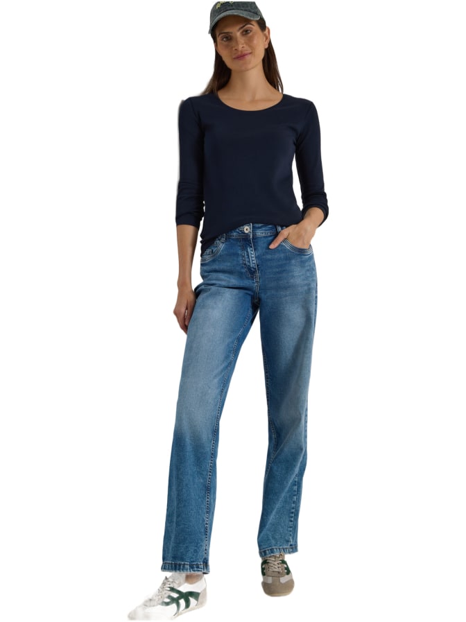 Cecil Basic Langarmshirt Pia bei Robert Ley