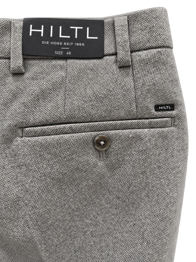 HILTL Bundfaltenhose aus Easy Oxford Tweed bei Robert Ley