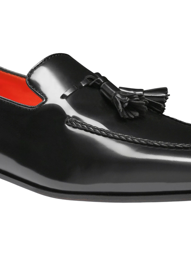Santoni Loafer aus Leder bei Robert Ley