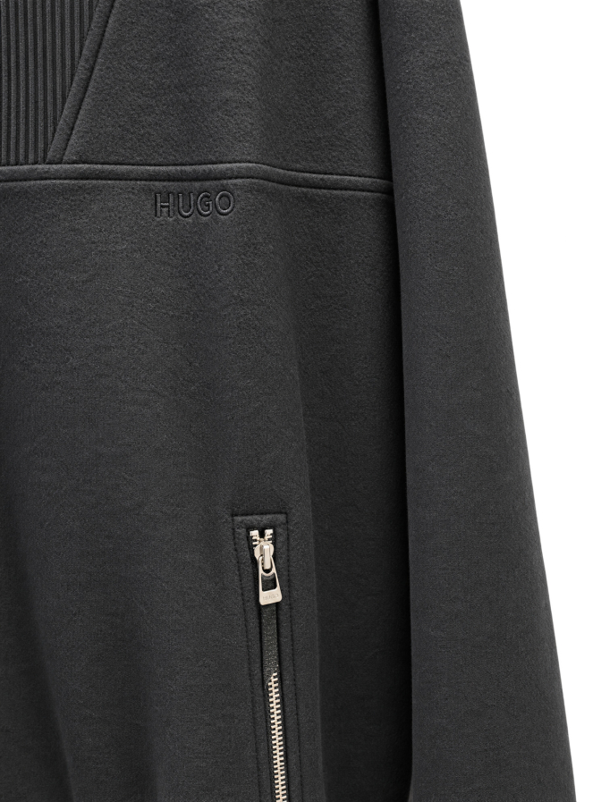HUGO Fleece-Troyer Derenzip bei Robert Ley