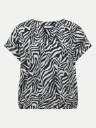 Cecil Bluse mit Zebra-Print 37672-palm breeze green bei Robert Ley