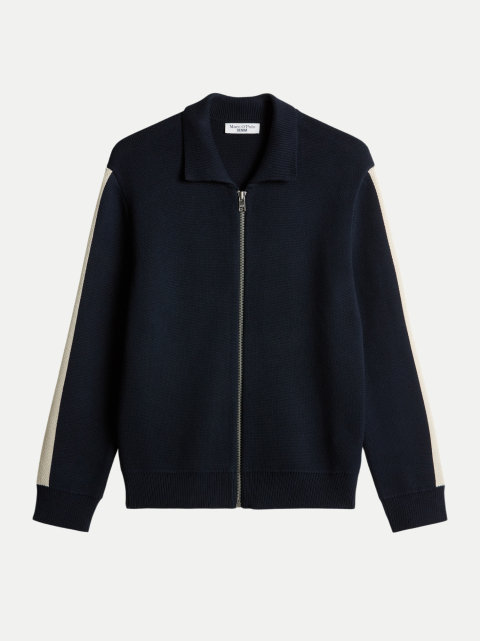 Marc O'Polo DENIM Strickjacke mit Reißverschluss bei Robert Ley