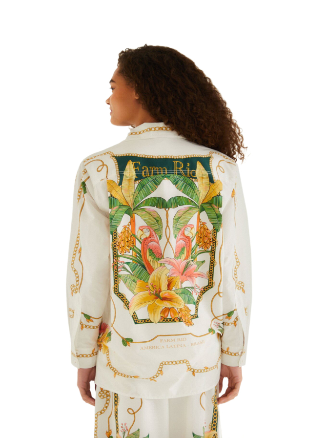 Farm Rio Langarmhemd Tropical Royalty bei Robert Ley