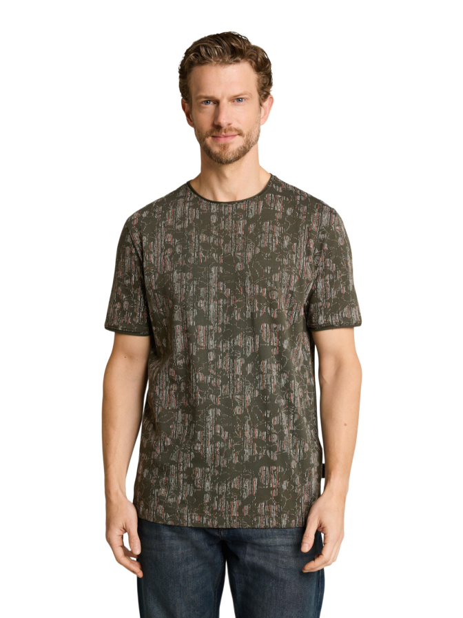 Tom Tailor Casual allover printed t-shirt bei Robert Ley