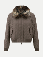 Riani Steppjacke mit Faux-Fur-Kragen 646-ash bei Robert Ley