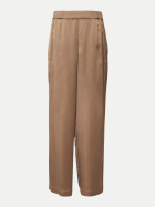 s.Oliver BLACK LABEL Wide-Leg Satinhose 8624-BROWN bei Robert Ley