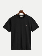 Gant T-Shirt mit Logostickerei 5-BLACK bei Robert Ley