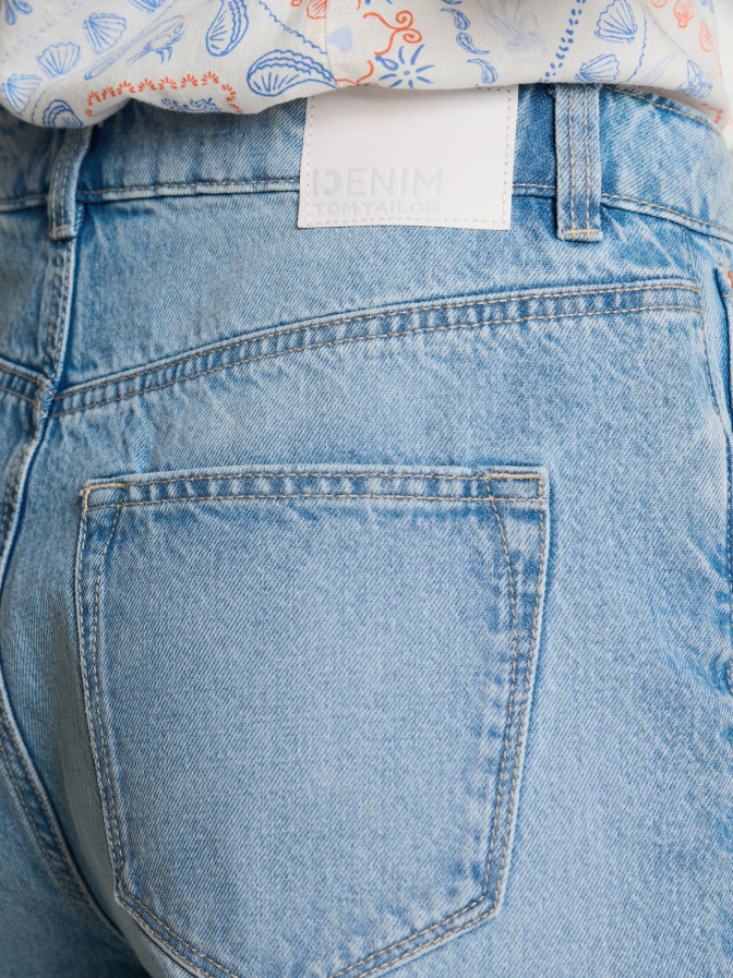 Tom Tailor Denim Kurze Jeanshose mit hohem Bund bei Robert Ley