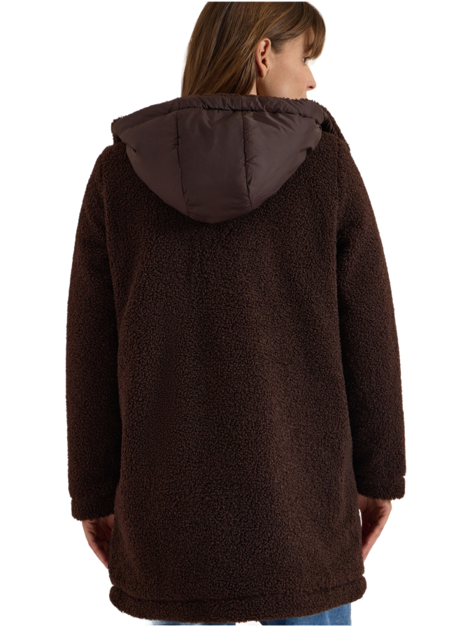 Cecil Teddy-Mantel mit Kapuze bei Robert Ley
