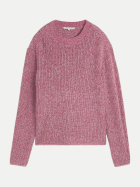 Tom Tailor Denim Grobstrickpullover 41147-dusty berry mouline bei Robert Ley