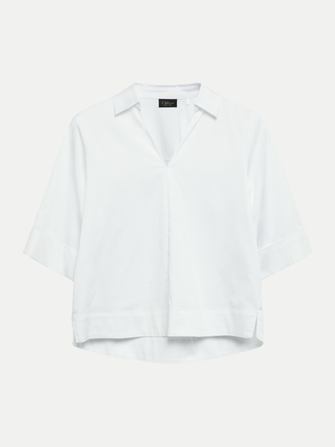 s.Oliver BLACK LABEL Basic Bluse mit Hemdblusenkragen bei Robert Ley