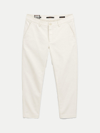 Alberto Herringbone Hose Lou 110-off white bei Robert Ley
