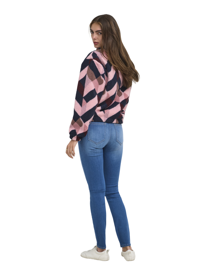 Only Half-Zip Sweat mit Stehkragen bei Robert Ley