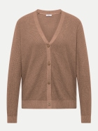 Cecil Strickjacke mit V-Ausschnitt 17796-creamy mocha melange bei Robert Ley