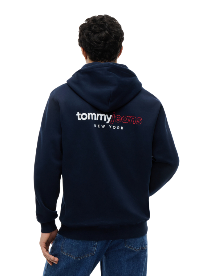 Tommy Jeans Sweatshirt-Jacke mit Logo-Print bei Robert Ley