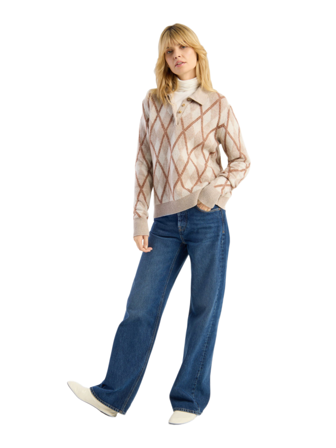 SoSue Polo-Pullover Diamond bei Robert Ley