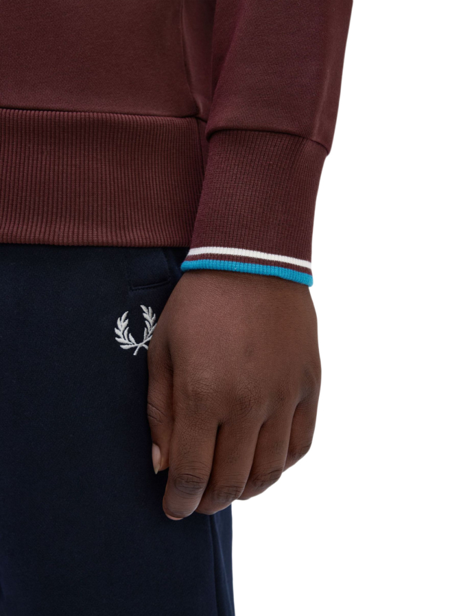 Fred Perry Sweatshirt mit Doppelstreifen bei Robert Ley