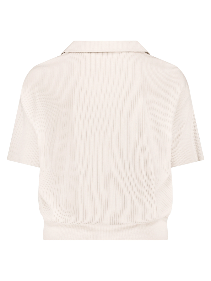 Cartoon Poloshirt mit Rippenstruktur bei Robert Ley