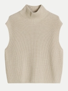 Marc O'Polo Ärmelloser Strickpullover 2650-Light Stone Melange bei Robert Ley