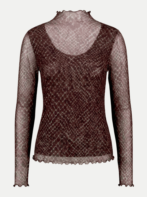 Zero Mesh-Shirt mit Muster bei Robert Ley