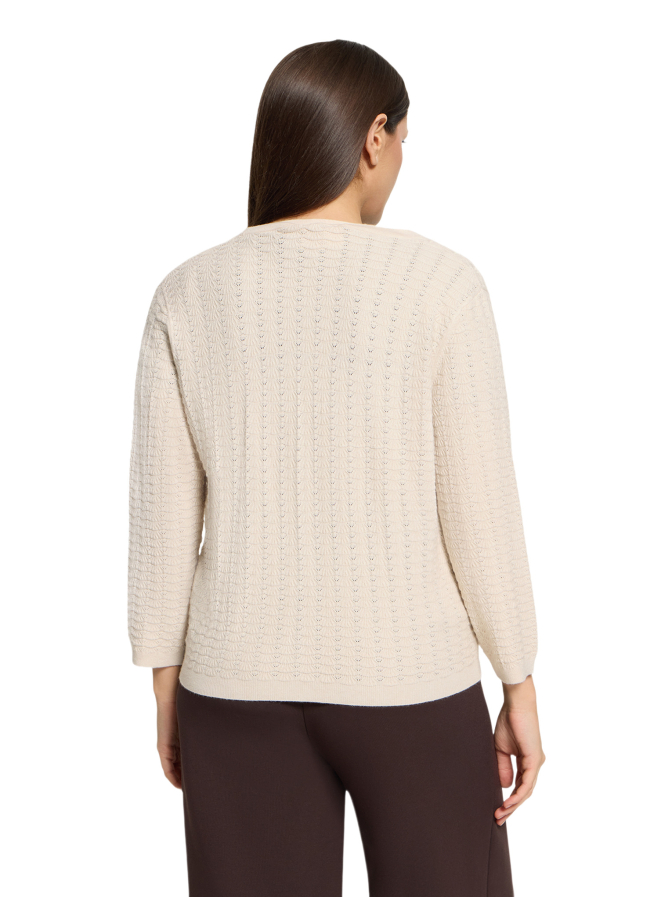 Cartoon Strick-Cardigan mit 3/4 Arm bei Robert Ley