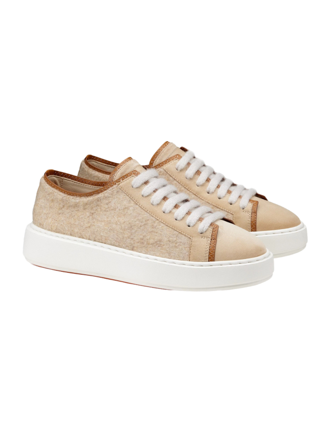 Santoni Casual Sneaker aus Wildleder bei Robert Ley