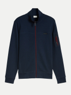 Tom Tailor Casual Sweatshirtjacke mit Stehkragen 10668-sky captain blue bei Robert Ley